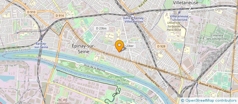 localisation de l'entreprise 918 402 645 à EPINAY-SUR-SEINE