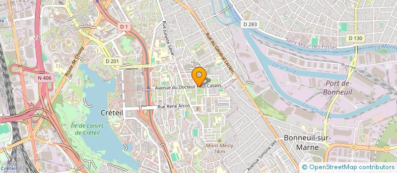 localisation de l'entreprise 918 405 911   CRETEIL