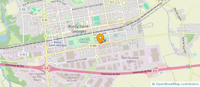 localisation de l'entreprise 918 423 757   BUSSY-SAINT-GEORGES