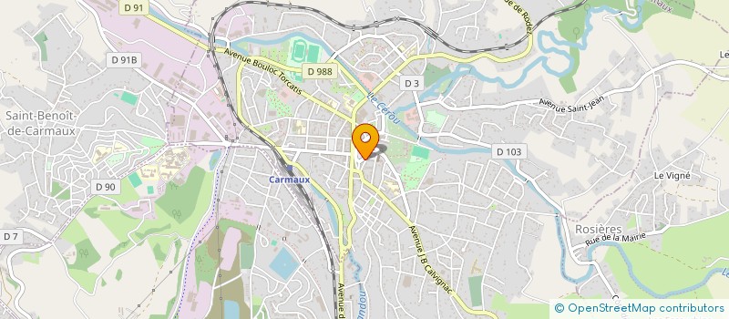 localisation de l'entreprise 918 427 568   CARMAUX