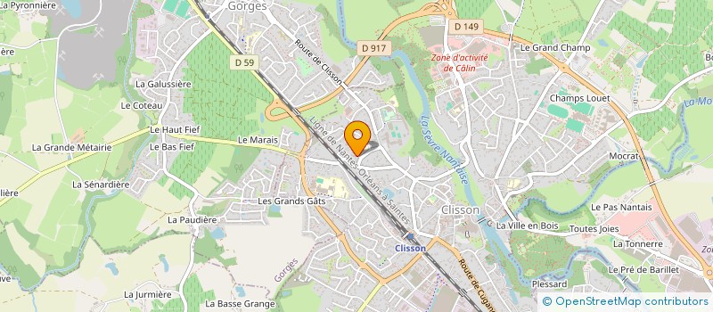 localisation de l'entreprise 918 428 723 à CLISSON