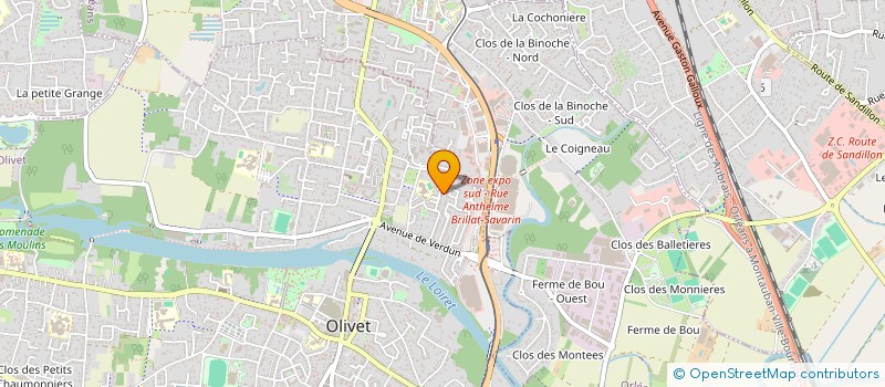 localisation de l'entreprise 918 439 480 à OLIVET