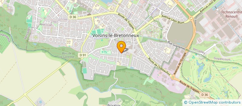 localisation de l'entreprise 918 452 319   VOISINS-LE-BRETONNEUX