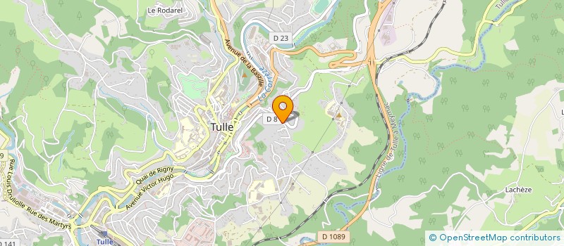 localisation de l'entreprise 918 483 751 à TULLE