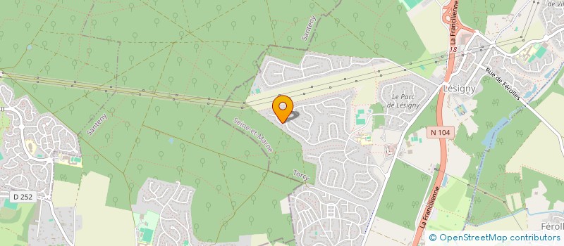 localisation de l'entreprise 918 531 898   LESIGNY