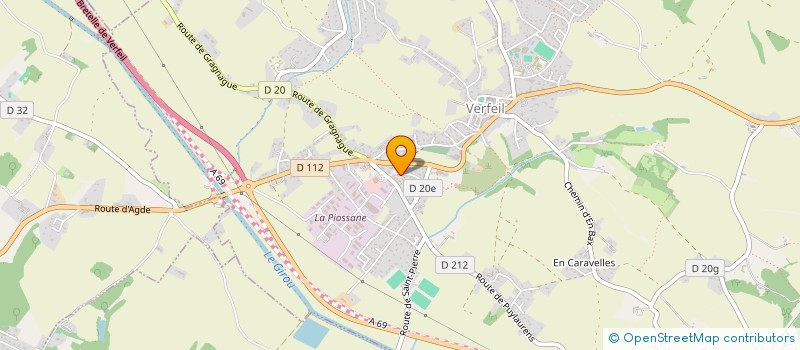 localisation de l'entreprise 918 549 015   VERFEIL