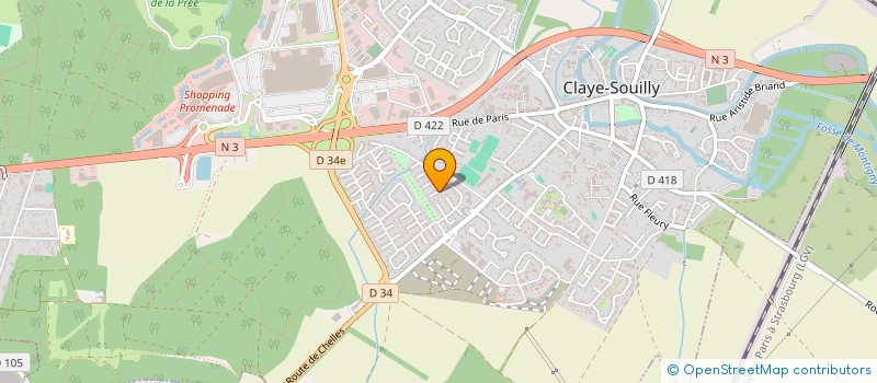 localisation de l'entreprise 918 553 645   CLAYE-SOUILLY