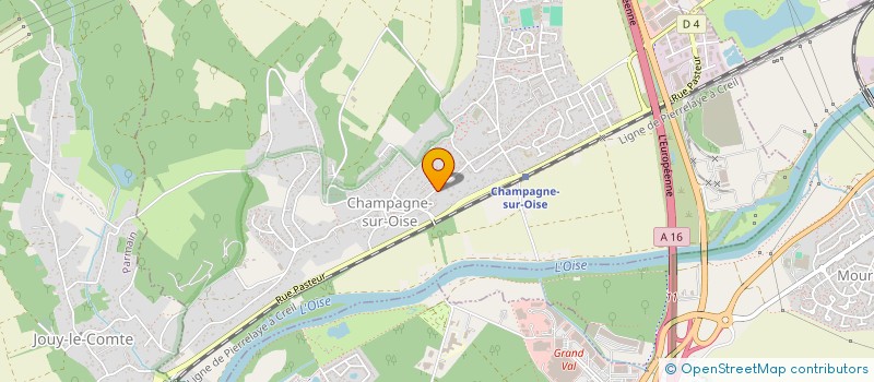 localisation de l'entreprise 918 556 333   CHAMPAGNE-SUR-OISE