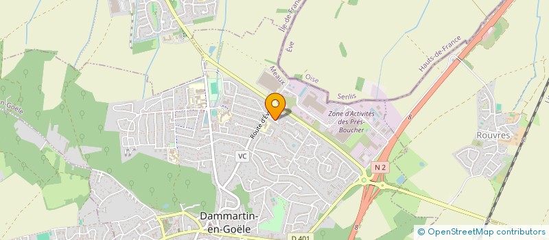 localisation de l'entreprise 918 585 357   DAMMARTIN-EN-GOELE