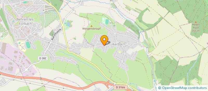 localisation de l'entreprise 918 602 798   KERBACH