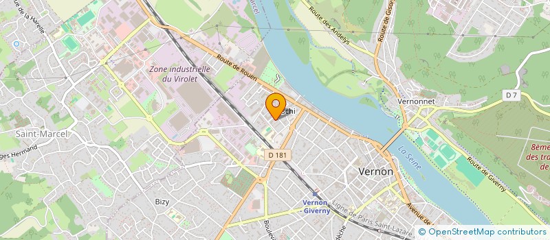 localisation de l'entreprise 918 606 245   VERNON