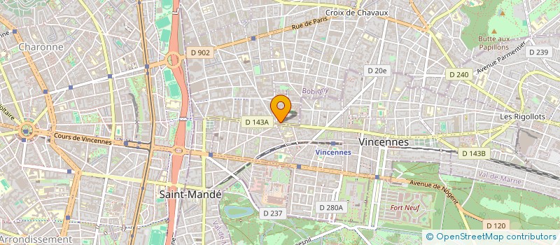localisation de l'entreprise 918 612 805 à MONTREUIL