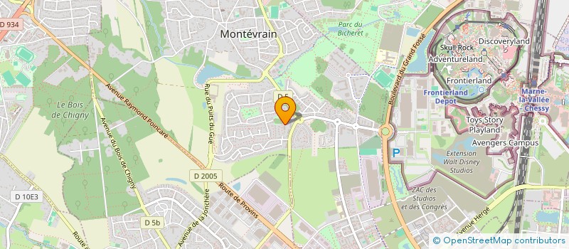 localisation de l'entreprise 918 622 259 à MONTEVRAIN