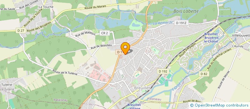 localisation de l'entreprise 918 633 512   BREUILLET