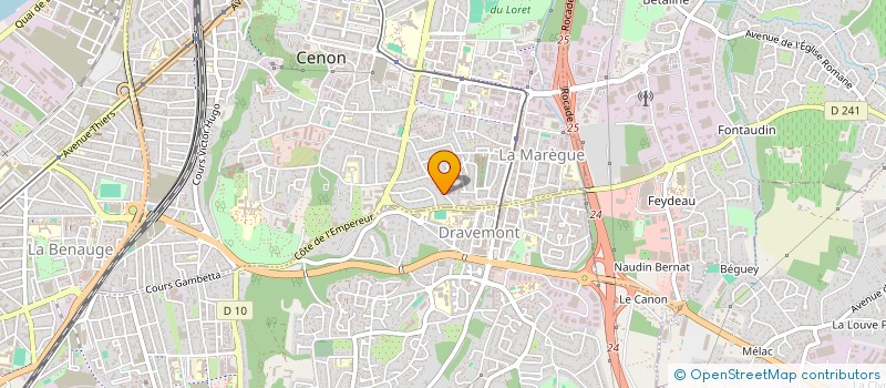 localisation de l'entreprise 918 637 299   CENON