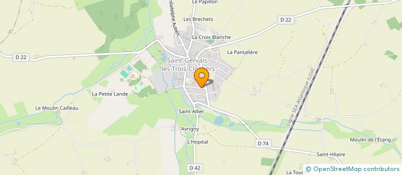 localisation de l'entreprise 918 647 058   SAINT-GERVAIS-LES-TROIS-CLOCHERS