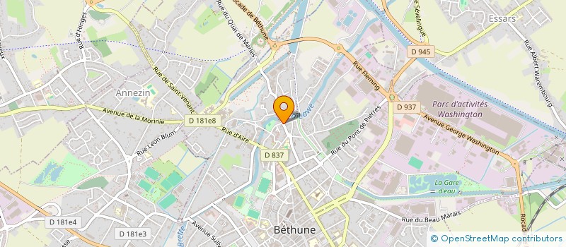 localisation de l'entreprise 918 652 413  à BETHUNE