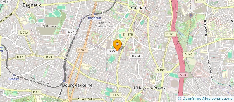 localisation de l'entreprise 918 666 504   CACHAN