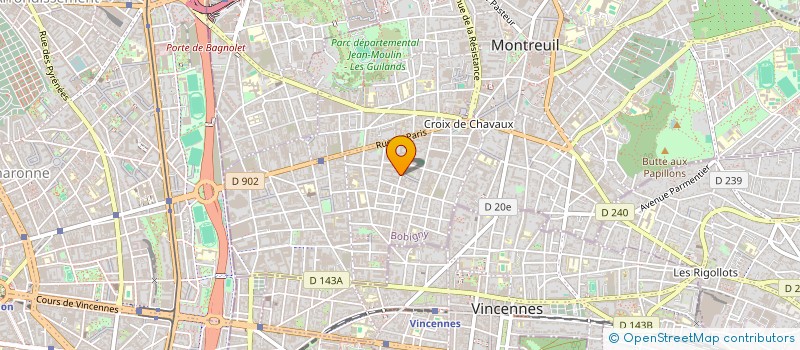 localisation de l'entreprise 918 672 189 à MONTREUIL