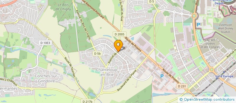 localisation de l'entreprise 918 680 976   CHANTELOUP-EN-BRIE