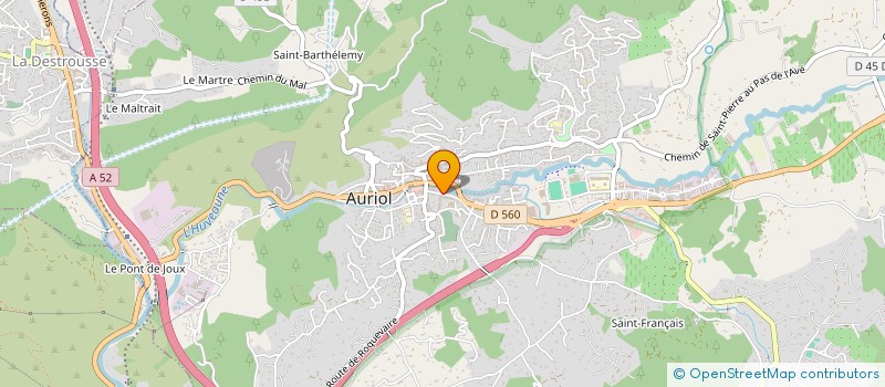 localisation de l'entreprise 918 684 572   AURIOL