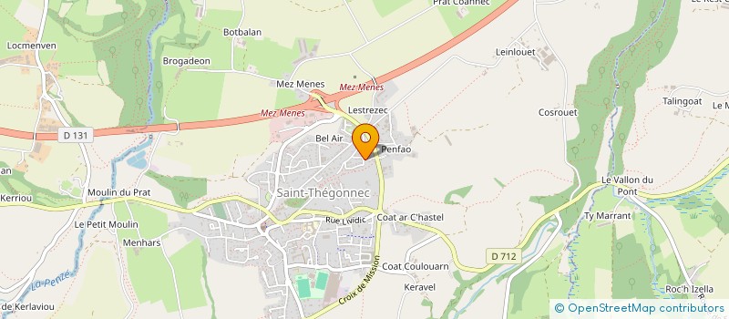 localisation de l'entreprise 918 706 342   SAINT-THEGONNEC LOC-EGUINER