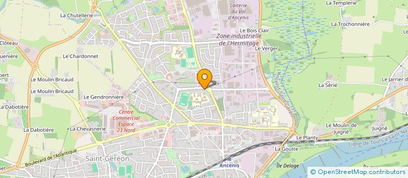 localisation de l'entreprise 918 709 122  à ORVAULT
