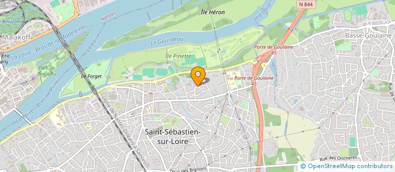 localisation de l'entreprise 918 709 254   SAINT-SEBASTIEN-SUR-LOIRE