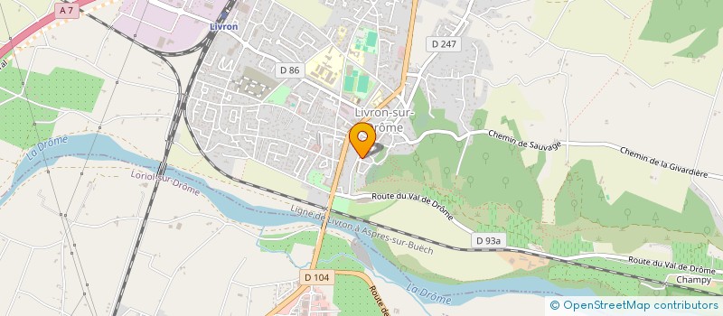 localisation de l'entreprise 918 710 849   LIVRON-SUR-DROME