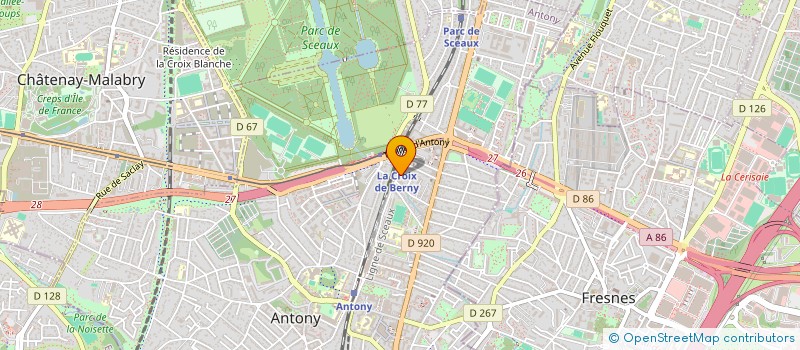 localisation de l'entreprise 918 722 067   ANTONY