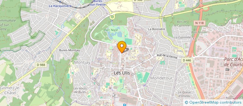 localisation de l'entreprise 918 732 389   LES ULIS