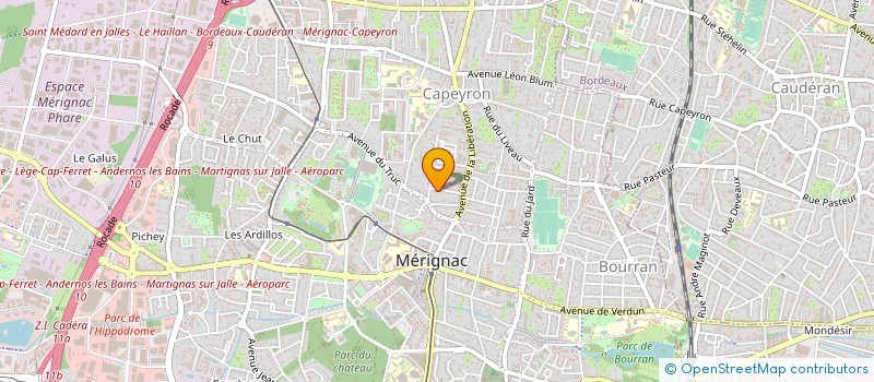 localisation de l'entreprise 918 748 815   MERIGNAC