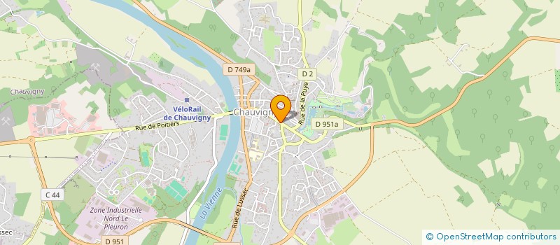 localisation de l'entreprise 918 759 424 à CHAUVIGNY