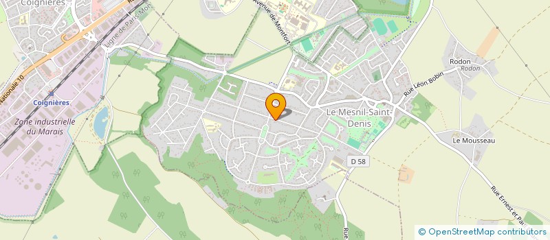 localisation de l'entreprise 918 775 347   LE MESNIL-SAINT-DENIS