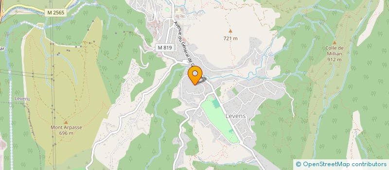 localisation de l'entreprise 918 807 116   LEVENS