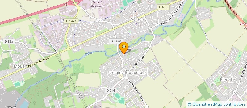 localisation de l'entreprise 918 809 625   FONTAINE-ETOUPEFOUR