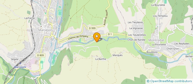 localisation de l'entreprise 918 810 524   MONTRODAT