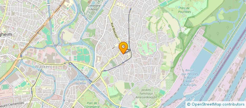 localisation de l'entreprise 918 886 821 à STRASBOURG