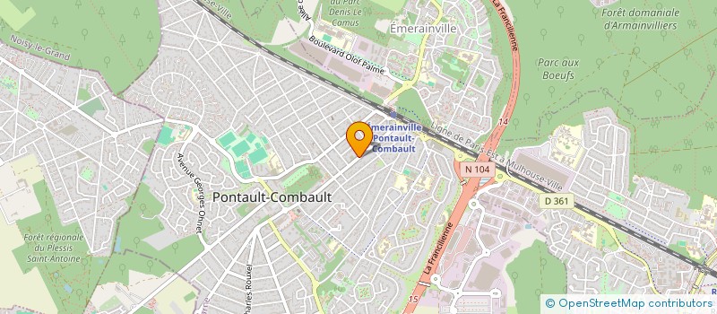 localisation de l'entreprise 918 893 371 à PONTAULT-COMBAULT