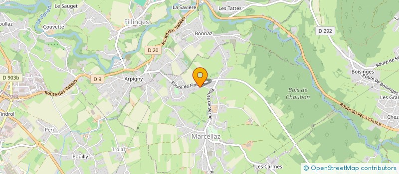 localisation de l'entreprise 918 905 704   MARCELLAZ