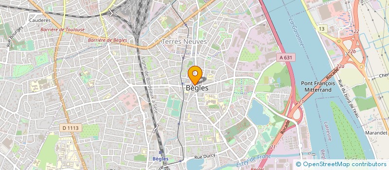 localisation de l'entreprise 918 911 488  à BEGLES