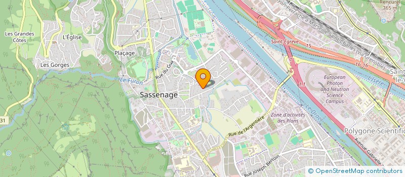 localisation de l'entreprise 918 921 370   SASSENAGE