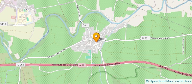 localisation de l'entreprise 918 929 902   LUC-SUR-ORBIEU