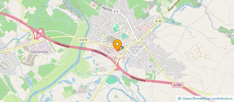 localisation de l'entreprise 918 937 764   BEZIERS