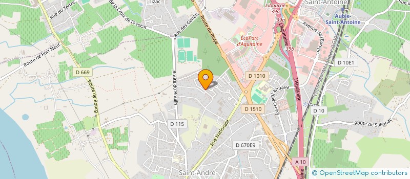 localisation de l'entreprise 918 939 828   SAINT-ANDRE-DE-CUBZAC