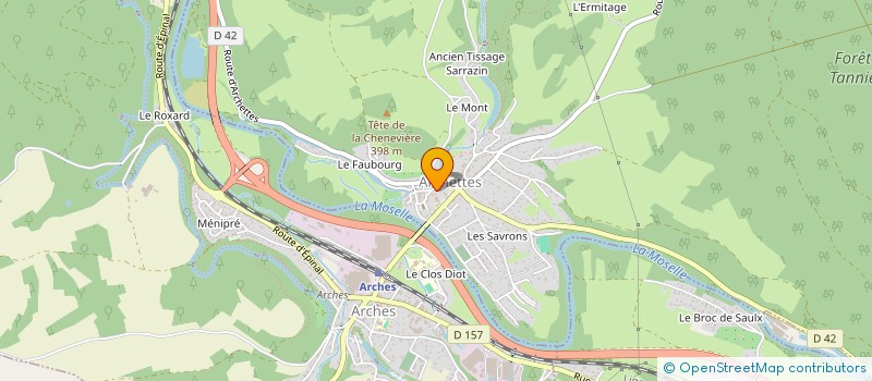 localisation de l'entreprise 918 983 552   ARCHETTES