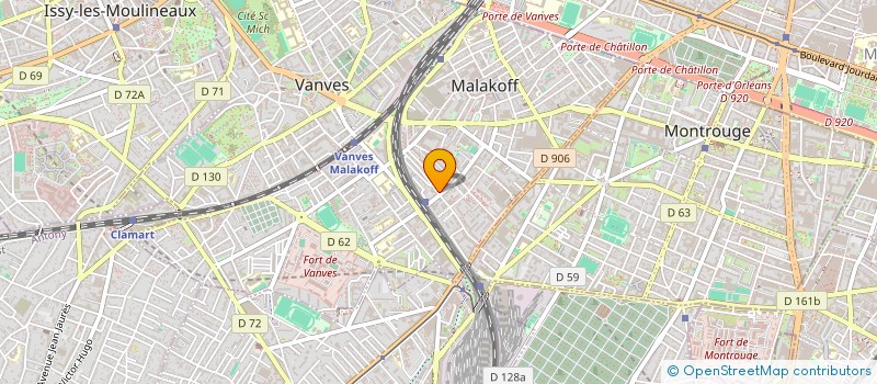 localisation de l'entreprise 919 013 169 à MALAKOFF