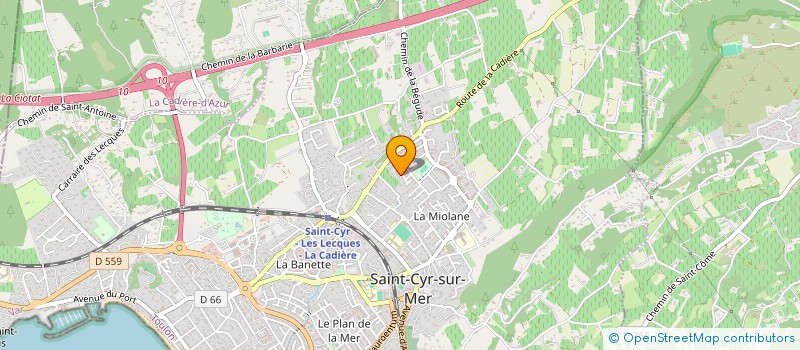 localisation de l'entreprise 919 015 719  à SAINT-CYR-SUR-MER