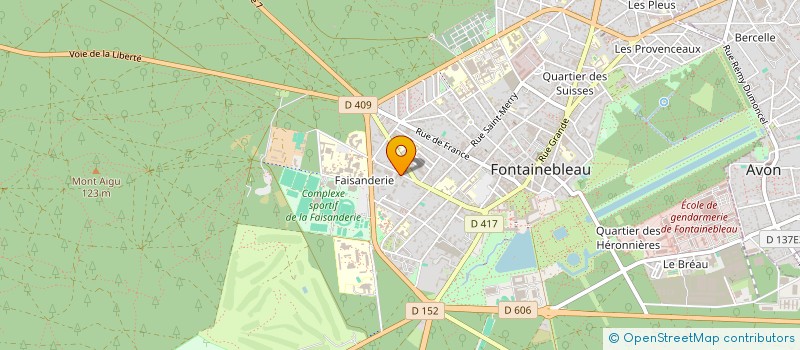 localisation de l'entreprise 919 032 631   FONTAINEBLEAU