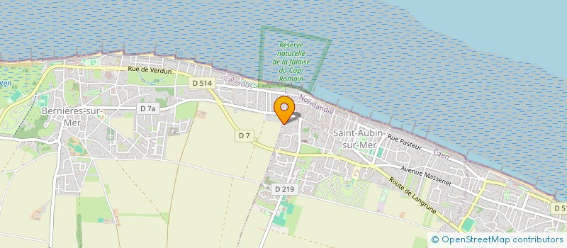 localisation de l'entreprise 919 056 580   SAINT-AUBIN-SUR-MER